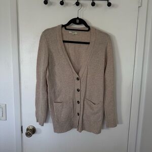 Madewell Cream/Beige Cardigan Sweater | Size Small | Pre-Loved
